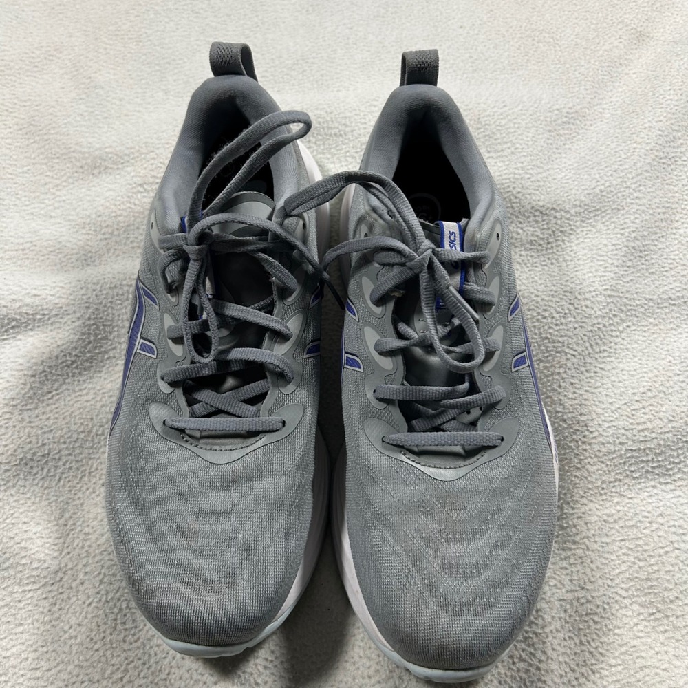 Asics Gel-Cumulus 27 Running Shoes Mens 11 Grey Purple FF Blast PureGEL 1011B960 - Picture 2 of 6